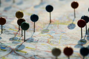 closeup-pins-map-planning-travel-journey
